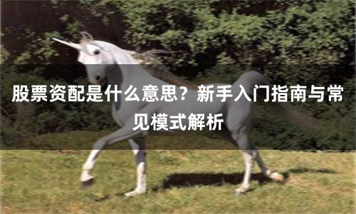 股票资配是什么意思？新手入门指南与常见模式解析